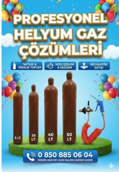 Helyum tÃ¼pÃ¼ ve gazÄ± - GÃ¶rsel 8