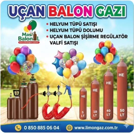 Helyum tÃ¼pÃ¼ ve gazÄ± - GÃ¶rsel 2