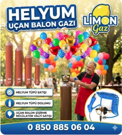 Helyum tÃ¼pÃ¼ ve gazÄ± - GÃ¶rsel 3
