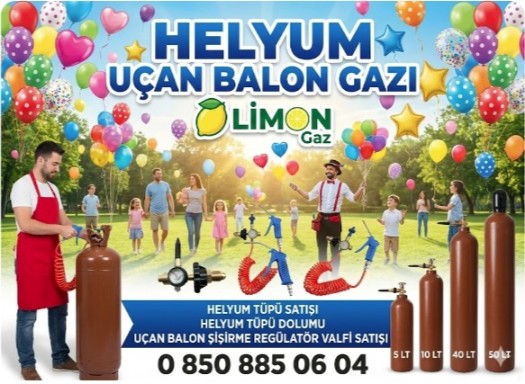 Helyum tÃ¼pÃ¼ ve gazÄ± - GÃ¶rsel 4