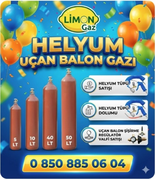 Helyum tÃ¼pÃ¼ ve gazÄ± - GÃ¶rsel 10