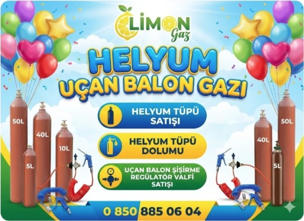 Helyum tÃ¼pÃ¼ ve gazÄ± - GÃ¶rsel 3