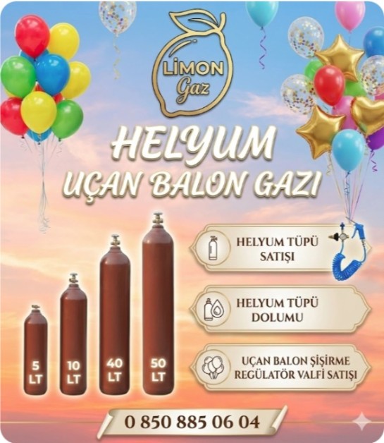 Helyum tÃ¼pÃ¼ ve gazÄ± - GÃ¶rsel 6