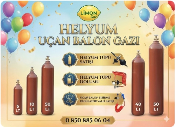 Helyum tÃ¼pÃ¼ ve gazÄ± - GÃ¶rsel 12