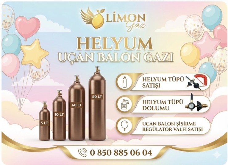 Helyum tÃ¼pÃ¼ ve gazÄ± - GÃ¶rsel 3