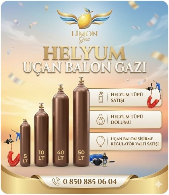 Helyum tÃ¼pÃ¼ ve gazÄ± - GÃ¶rsel 8