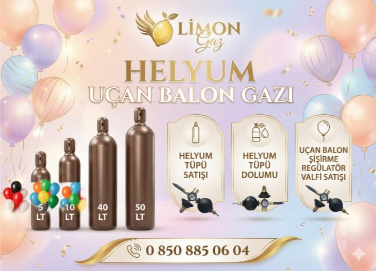 Helyum tÃ¼pÃ¼ ve gazÄ± - GÃ¶rsel 11